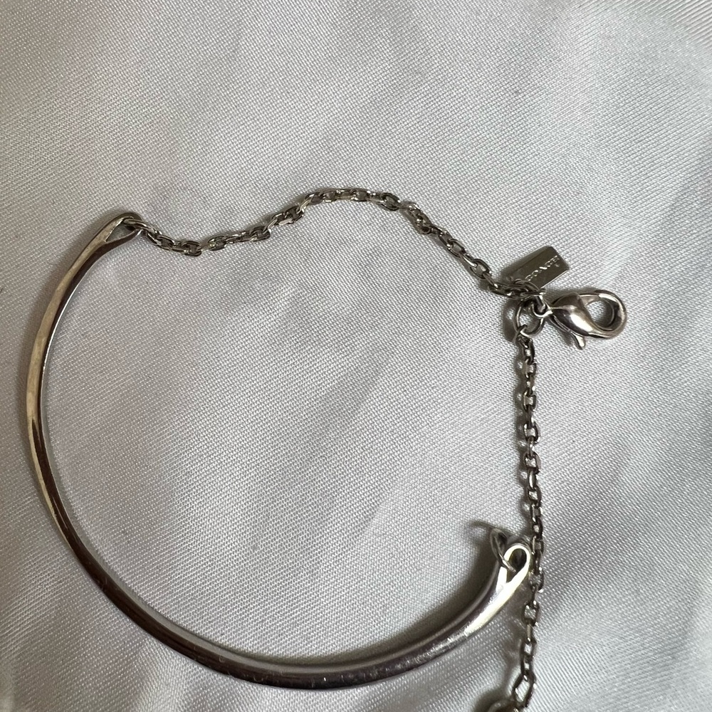 Coach silver bracelet.